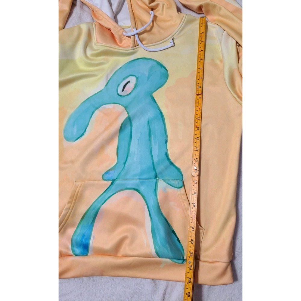 Bold & Brash Squidward Hoodie  Meme Art Graphic Pullover Sweatshirt‎ Unisex - Picture 6 of 7